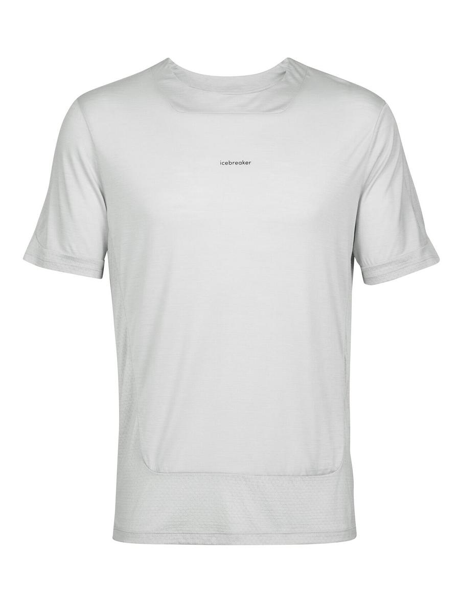 Men's Icebreaker ZoneKnit™ Merino Short Sleeve T Shirts Ether | CA 1746SGLO